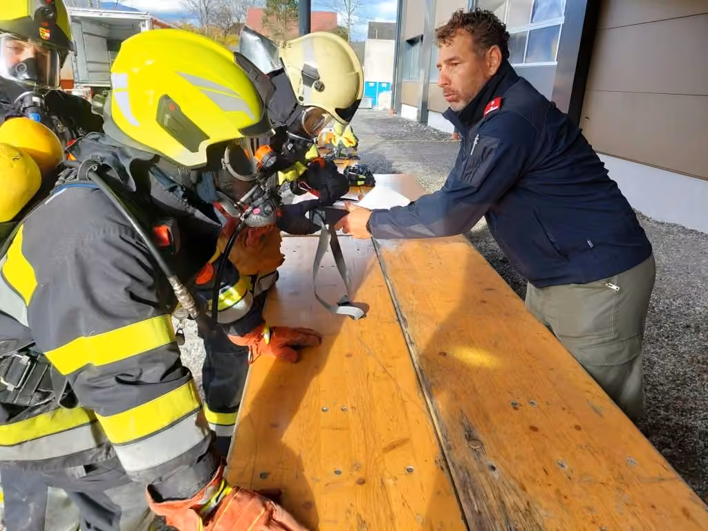 Atemschutzübung des Oberen Abschnittes, Bild 21