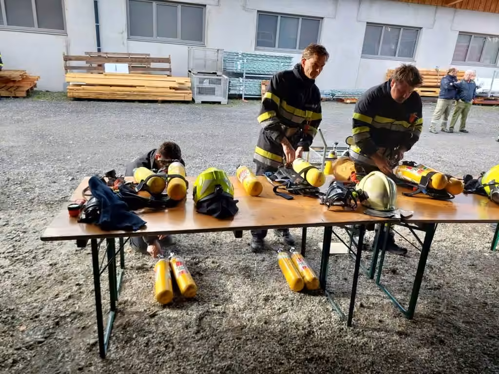 Atemschutzübung des Oberen Abschnittes, Bild 24