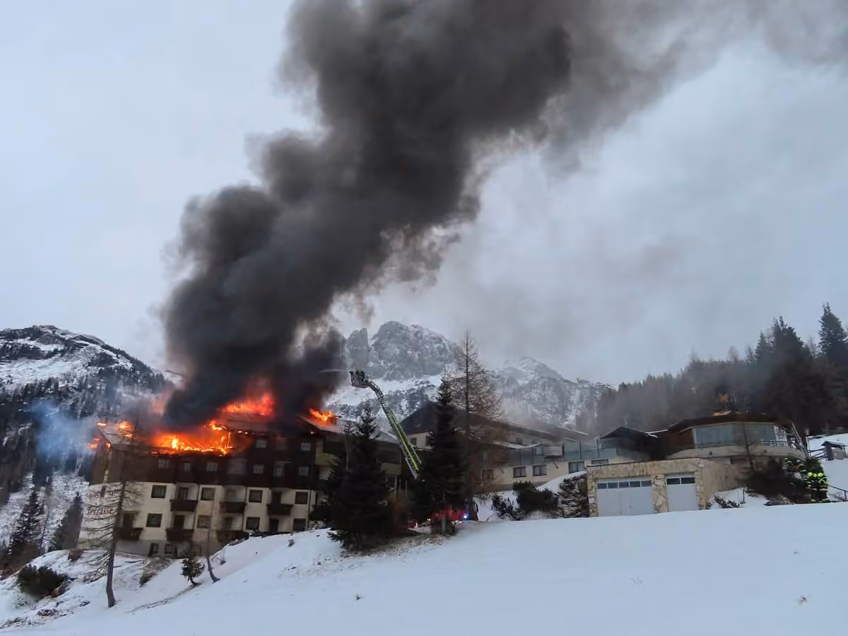 Hotelbrand am Nassfeld, Bild 11