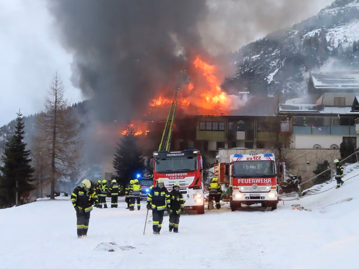 Hotelbrand am Nassfeld, Bild 14